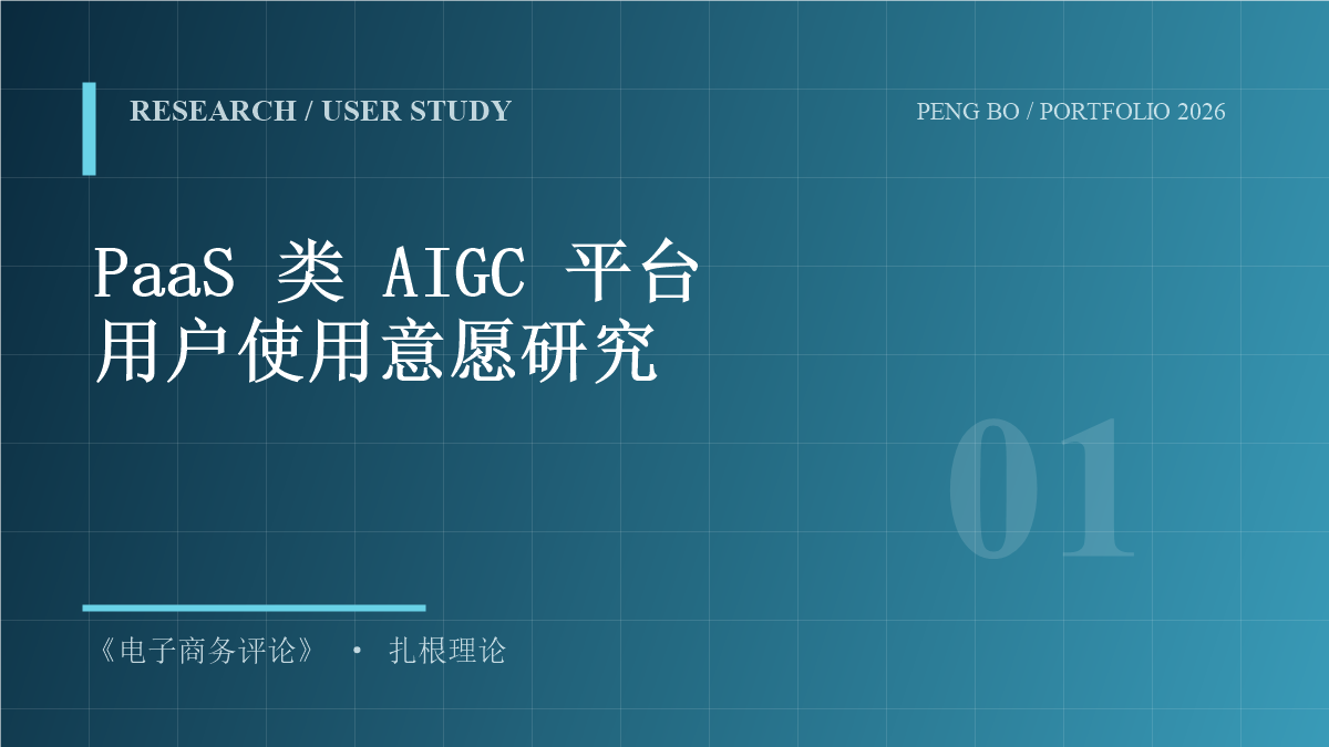 AIGC 平台用户研究文章封面